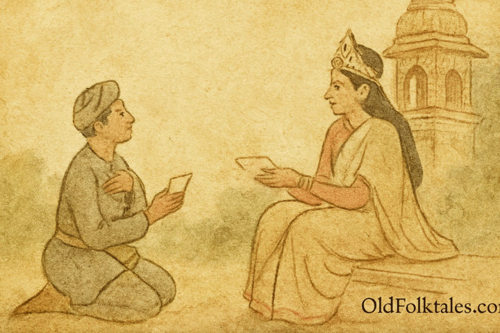 Discover the Indian folktale of a brave prince who defeats dark magic to rescue his seven mothers. A legend of devotion, wisdom, and triumph over evil from India.