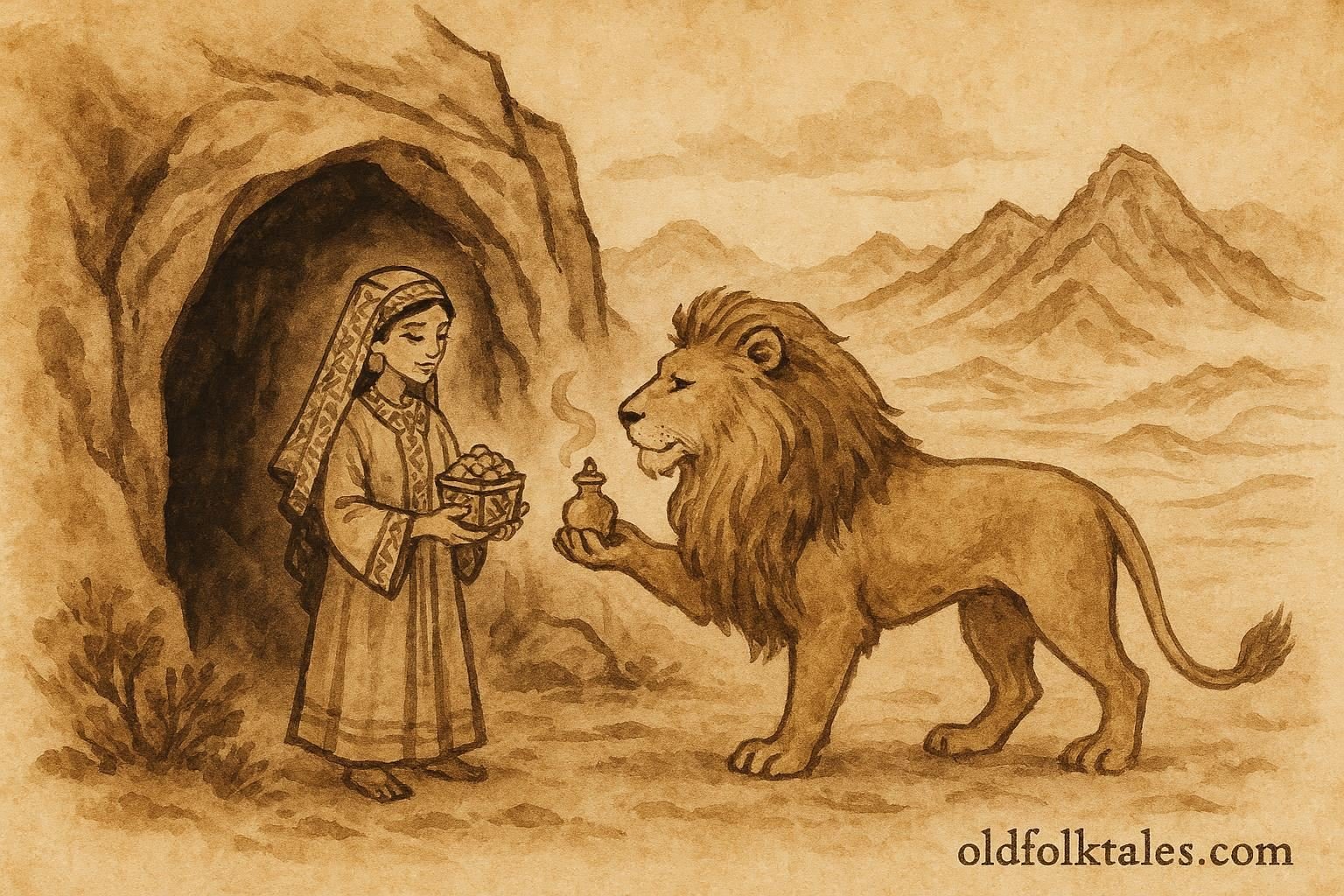 The Girl Who Married a Lion A Folktale from the Asir Mountains